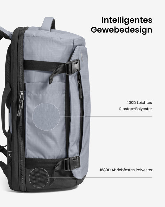 Handgepäck Rucksack 26L-38L Schwarz